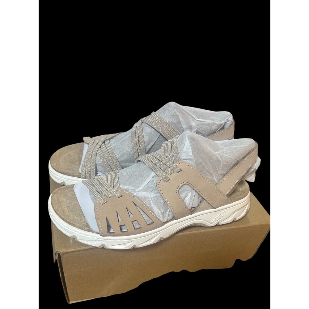 Earth Vernon Women’s 7M Light Natural Strappy Comfort Sandals New in Box
